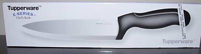 Tupperware E Series Chef's Knife Black