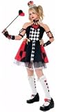 Queen of Hearts Wicked Innocence Child Costume Size 12-14 Tween