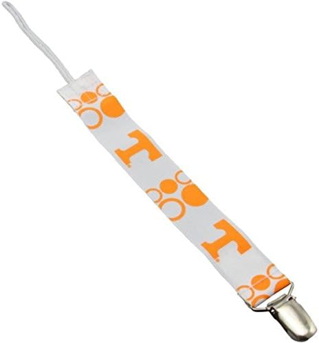 Tennessee Volunteers White Pacifier Clip - 2014 NFL Baby Fanatic