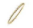 18k Yellow Gold Rope Ring Size 4.5