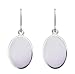 Kit Heath Sterling Silver 5083Ls Ladies Lilac Shell Drops