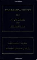 Glossary-Index for a Course in Miracles