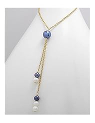 Mixed Colors Fresh Water Pearls Necklace In 92.5 Sterling Silver