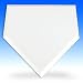 WHITE RUBBER HOME PLATE 6LBS.