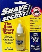 shaving cream for electric shaver:SHAVE SECRET SHAVING OIL- THE BEST SHAVE EVER! 18.75ML