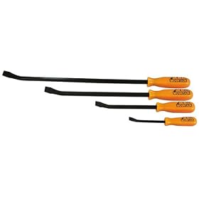 Click here to buy Mountain 1804N 4 Piece Pry Bar Set by Mountain Products.