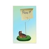 Yorkshire Terrier Memo Holder Makes a Great Gift