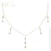 WILLOW GOLD: *BETTINA CHANDELIER BLUE TOPAZ & DIAMOND NECKLACE*