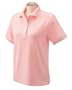 Devon & Jones Classic Women's Tipped Polo Shirt - X-Large - PINK/WHITE
