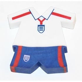 England Football Shirt Eraser - Price is for One - Football Party Bag Fillers