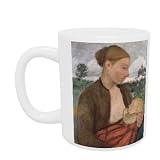 Mother and Child, 1903 (oil on canvas) by Paula Modersohn-Becker - Mug - Standard Size