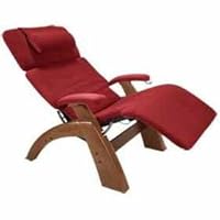 The Human Touch Manual Perfect Chair Recliner - PC6 / PC-6 Walnut Recline Wood Base - Interactive Health Zero Anti Gravity Chair