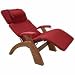 31onBprnRPL. SL75  The Human Touch Power Electric Perfect Chair Recliner   PC95 / PC 095 Walnut Recline Wood Base   Interactive Health Zero Anti Gravity Chair   Garnett Red MicroSuede SofSuede