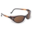 Harley Davidson HD100 Series Safety Eyewear - Case of 12 - Black Frame - Espresso Lens