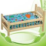 Einzelbett Puppenbett Puppenzube�r aus Birke Nat. 9601 - 