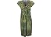 Misses Oneworld Short Sleeve Olive Animal Sublimation