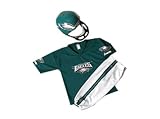 Philadelphia Eagles Youth NFL Team Helmet and Uniform Set