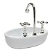 Bluecell White Plastic Faucet Sink design Paper Clip Dispenser Holder