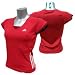 Adidas Response Clima365 Climacool Cap Sleeve T-Shirt / Top (Size: 12) (Colour: Red / White / Cardi