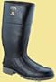 15" "Black Iron Duke" PVC Steel Toe Boots - Men's Size 6