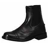 TuffRider Children's Starter Front Zip Paddock Boots, Black, 4