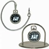 Ryan Newman #12 Stainless Steel Pocket Watch