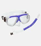 Speedo Junior Recreation Mask/Snorkel Set (Blue)