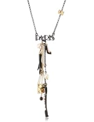 Betsey Johnson "Paris is Always a Good Idea" Paris Y-Shaped Necklace, 19"