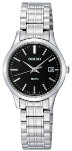 Seiko #SXDC41 Women's Stainless Steel Casual Dress Watch
