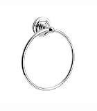 Jado 011/150/100 Tamarac Towel Ring, Polished Chrome