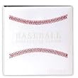 White Stitched Baseball Card Collectors Album (3 D-Ring Binder)