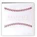 White Stitched Baseball Card Collectors Album (3" D-Ring Binder)