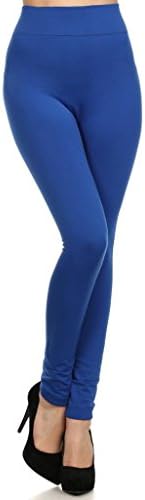 WHITE APPAREL Fleece Lined Leggings High Waist Thick Slimming - One Size