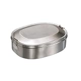 Vesperbox Klappbox Edelstahl Vesperdose Fr�hst�cksbox Brotdosevon "MATO"