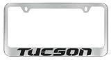 Cyber Monday Hyundai Tucson Chrome License Plate Frame with 2 free caps