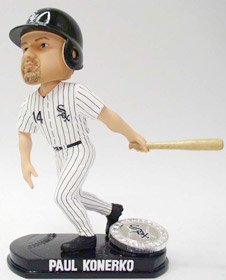 Chicago White Sox Paul Konerko Forever Collectibles Blatinum Bobble Head