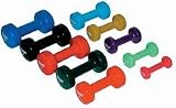 4 lb. Colored Vinyl Coated Dumbbells from York - 2 Pair ( 4 Dumbells Total ) - B0002DP91K