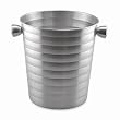 Satin Finish Brushed Aluminum Beehive Ice Bucket