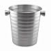 Satin Finish Brushed Aluminum Beehive Ice Bucket