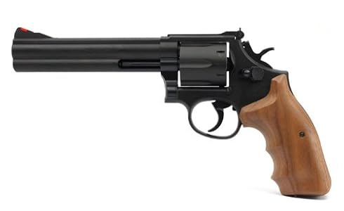 マルシン【モデルガン】  モデルガン完成品：M586　6インチ　木製グリップ付き