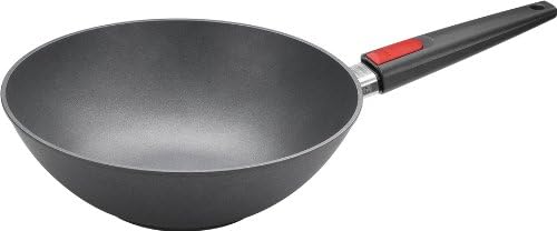 WollUSA 11030N Stir Fry/Chef Pan with Detachable Handle - 11.75 in. D44; 3.9 in. high