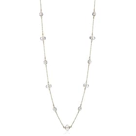 Kate Spade New York Fancy Facets Clear Long Necklace