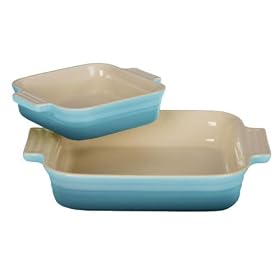 Le Creuset Square Baker with Bonus 2-pc., Caribbean by Le Creuset