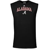 adidas Alabama Crimson Tide Black In Play Sleeveless T-shirt