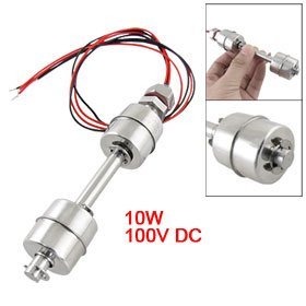 uxcell® Wired Liquid Level Sensor Dual Ball Stainless Steel Float Switch uxcell® Wired Liquid Level Sensor Dual Ball Stainless Steel Float Switch