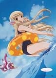 Chobits Swimsuit Chi Wall Scroll