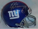 Eli Manning Hand Signed Autographed New York Giants Mini Helmet w/ Photo of Signing