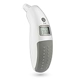 Infrared Ear and Fever Thermometer, AVANTEK Medical Non-Contact Baby Thermometer with Instant Reading, Fever Alarm, Memory Recall for Kids & Adults