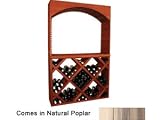 Wine Cellar Innovations Natural Poplar Diamond Bin below Arch 34x45x12-in.