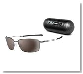 Oakley Men's Nanowire 4.0 Iridium Polarized Sunglasses,Light Frame/Tungsten Lens,one size